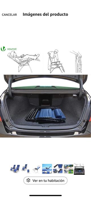 Pack 2 Sillas Tumbonas Azul