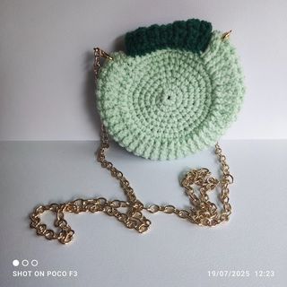 Bolso crochet niña - Verde