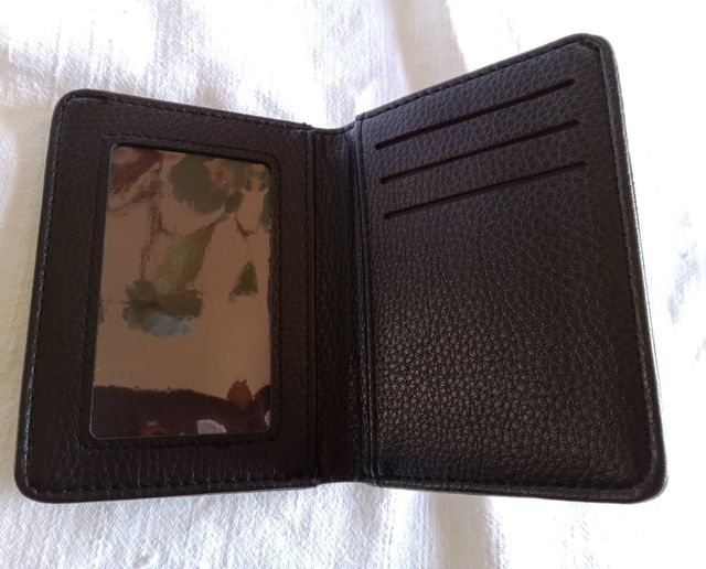 Portafoglio nero uomo