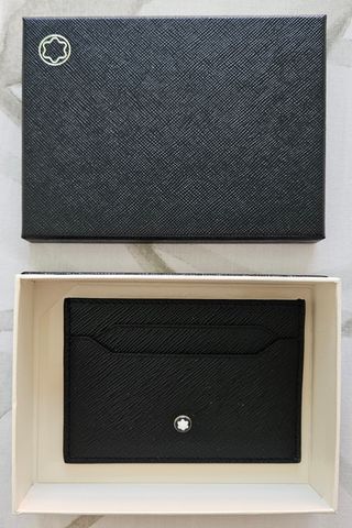 Tarjetero Montblanc Piel Negra