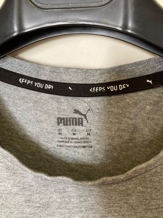 Camiseta Puma Gris - Talla M