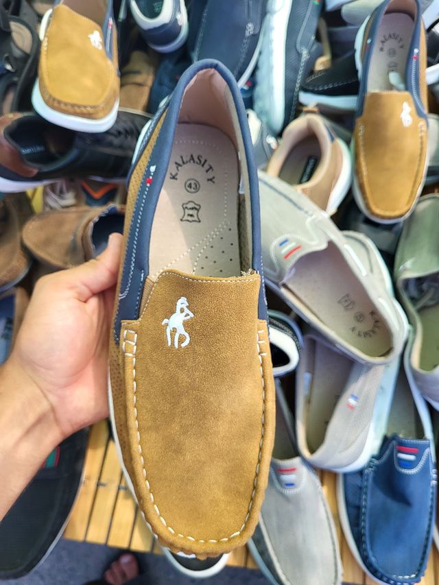 Zapatillas KALASITY marrón-azul