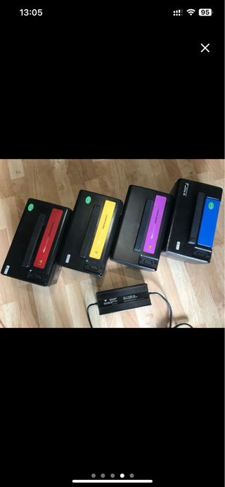 Bateria de litio para moto Niu 60V 29Ah azul