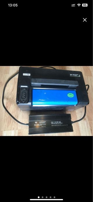 Bateria de litio para moto Niu 60V 29Ah azul