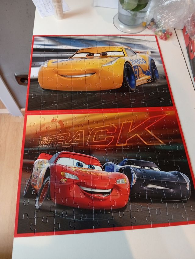 Puzzle Cars Disney Pixar - 4 puzzles