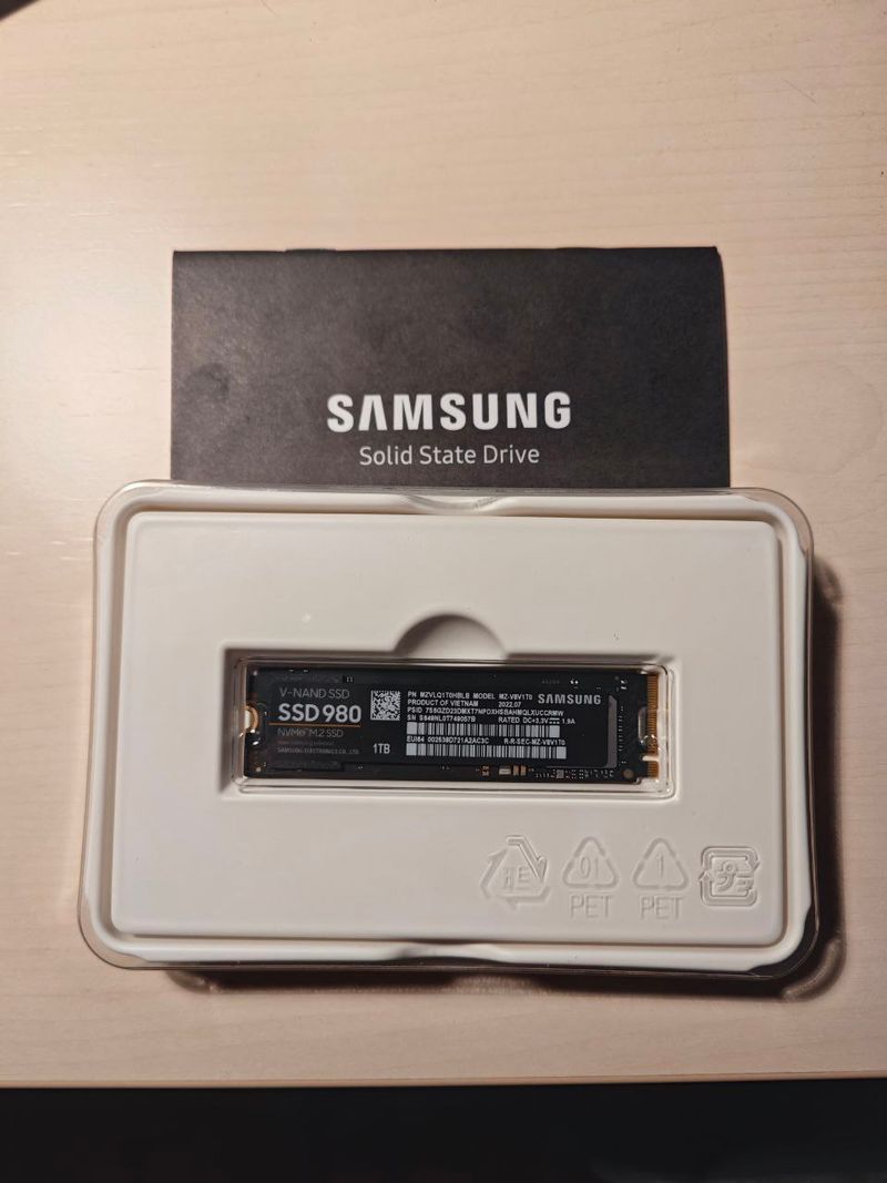 SSD Samsung 980 1TB NVMe M.2 afbeelding 4