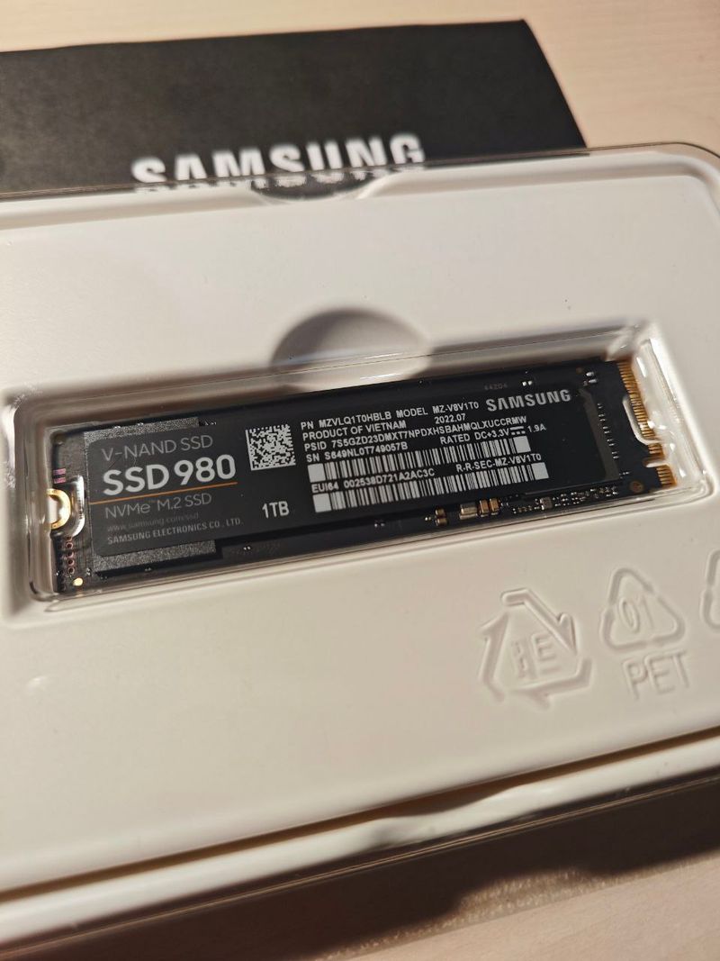 SSD Samsung 980 1TB NVMe M.2 afbeelding 3