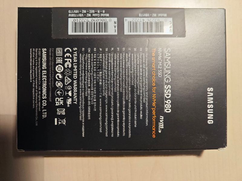 SSD Samsung 980 1TB NVMe M.2 afbeelding 2