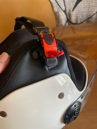 Casco Shiro blanco, prácticamente nuevo