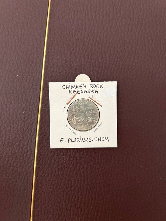 Moneda 1/4 Dólar USA Nebraska