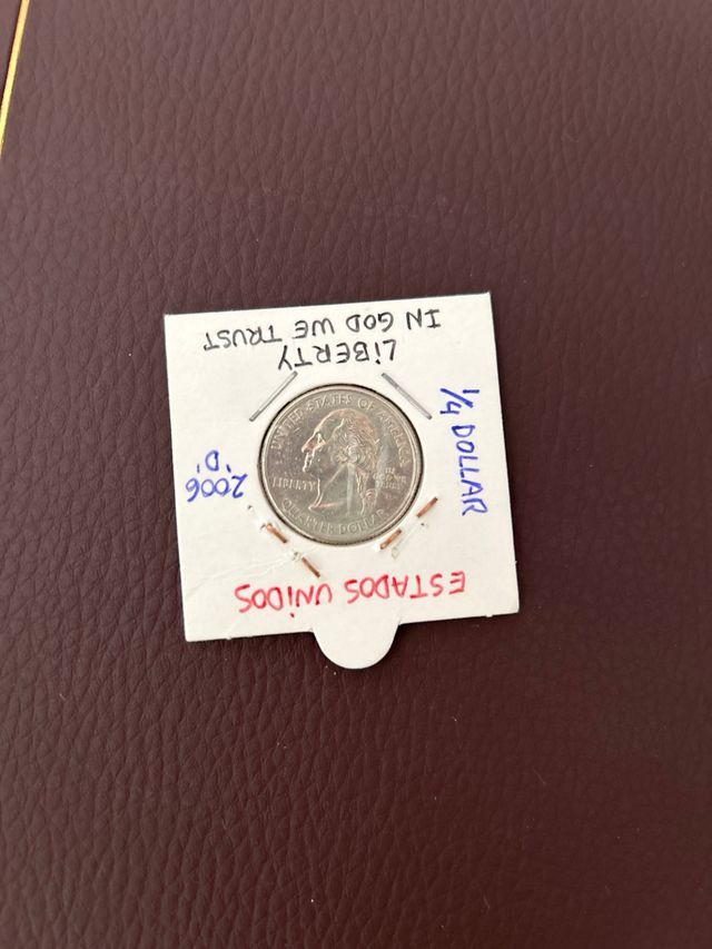 Moneda 1/4 Dólar USA Nebraska