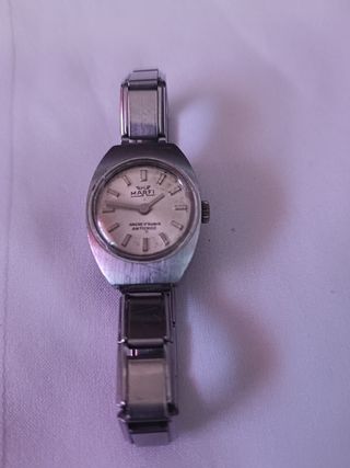Reloj Marfi vintage plata