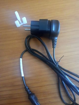 Adaptador enchufe UK + cable 1,8m