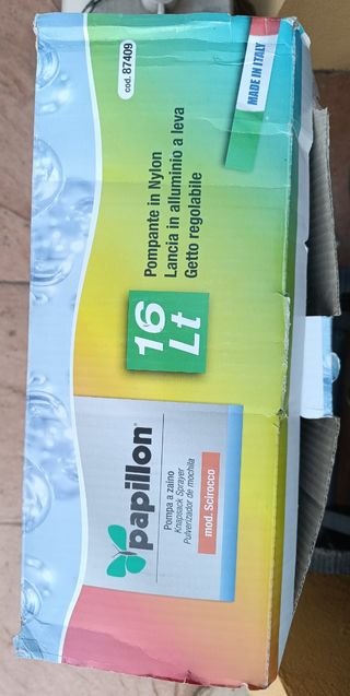 Mochila Papillon: Pulverizador