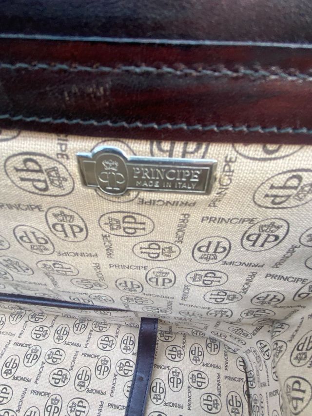 Valigetta in pelle  vintage Principe - Marrone
