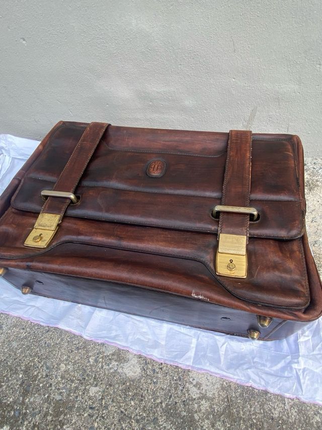 Valigetta in pelle  vintage Principe - Marrone