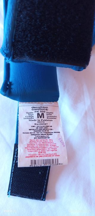 Protector pie para karate