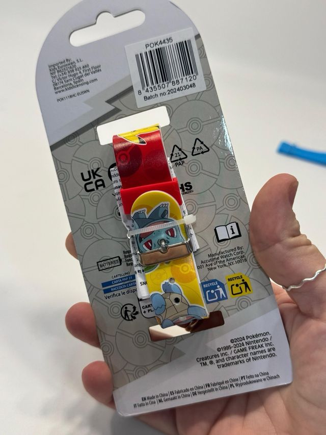 Pikachu Pokémon Relógio LED