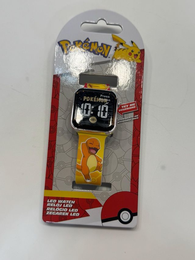 Pikachu Pokémon Relógio LED