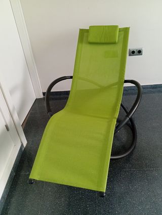 Tumbona relax verde Lima - gravedad cero
