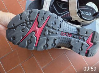 Sandali Ecco Yucatan 41 beige/neri