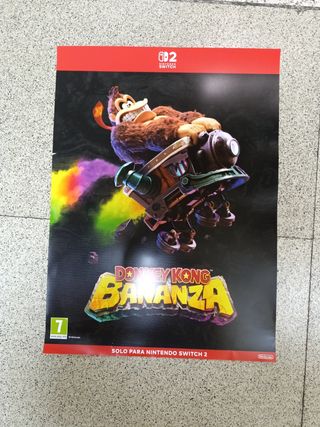 Poster Donkey Kong Bananza Nintendo Switch 2