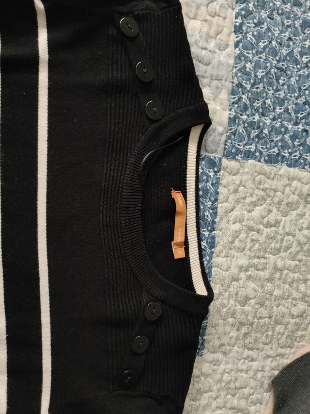 Jersey rayas blancas y negras