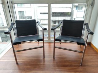 Sedie Cassina LC1, design ORIGINALE Le Corbusier 