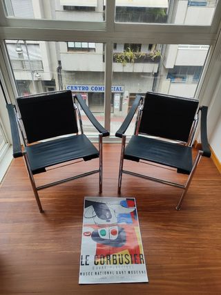 Sedie Cassina LC1, design ORIGINALE Le Corbusier 