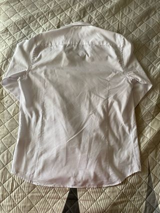 Camisa blanca manga larga