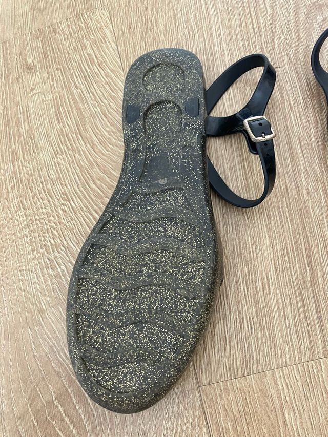 Sandalias Igor glitter doradas