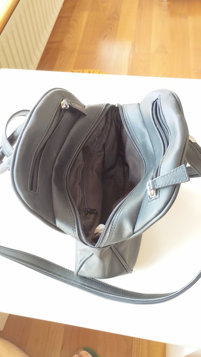 Bolso bandolera negro - Matties