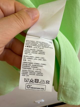 Vestido Salsa verde - Talla M