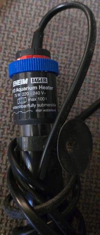 Calentador acuario 100 litros Eheim Jager 75W 