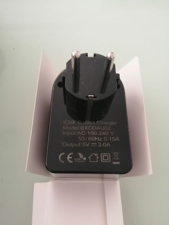 Caricatore di rete, 2 USB, 3A, con spina