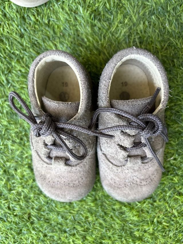 Zapatos Bebé Piel - Talla 19