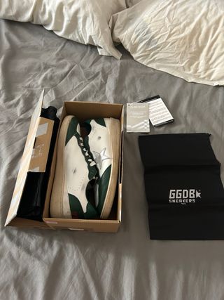 Zapatillas Golden Goose - Verde y Blanco