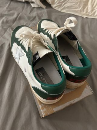 Zapatillas Golden Goose - Verde y Blanco