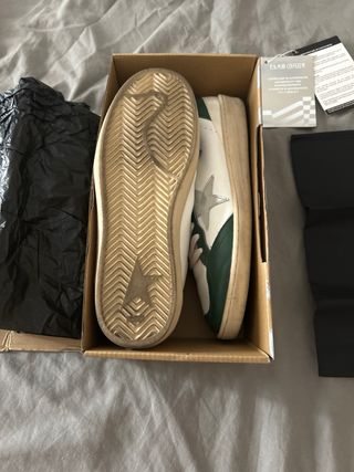 Zapatillas Golden Goose - Verde y Blanco