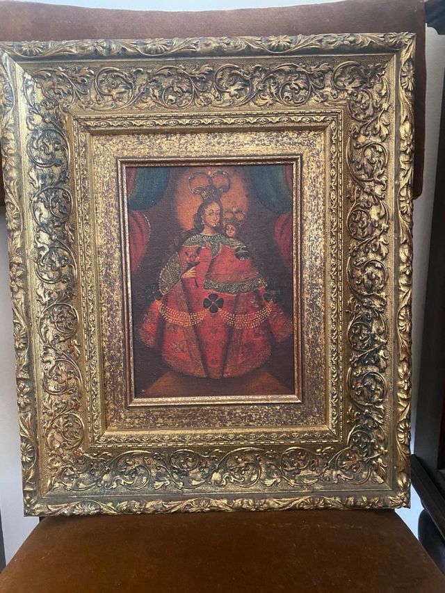 Lienzos con marco anticuario (350 euros cada uno)