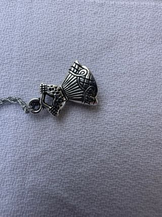 Collana pietre blu e argento