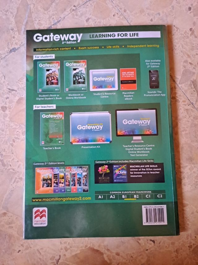 Gateway 2nd edition B1+ Workbook B1+