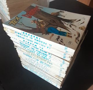 Lotto 25 albi Tex Gigante originali e tre stelle