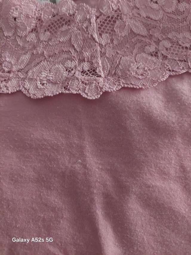 Top Bershka rosa talla M