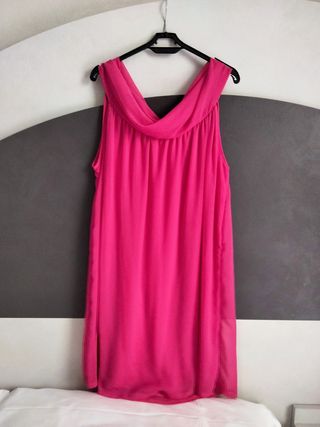 Vestito Corto Fucsia