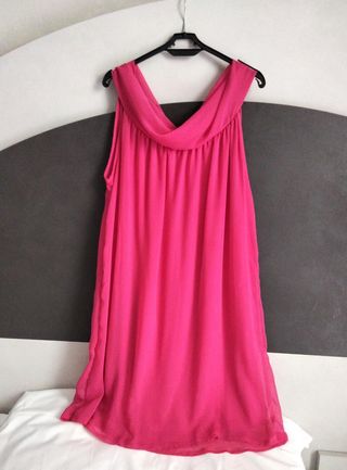 Vestito Corto Fucsia