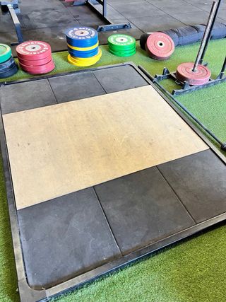 Plataforma halterofilia