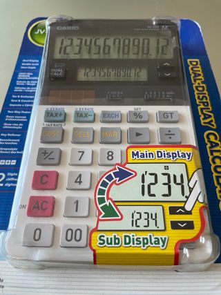 Casio JV-220 - Calculadora doble pantalla