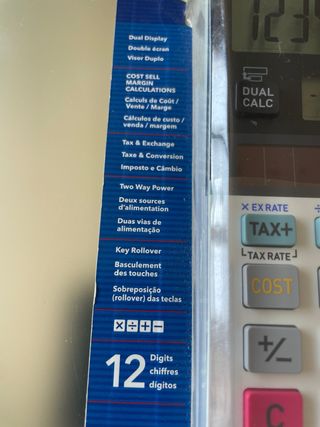 Casio JV-220 - Calculadora doble pantalla