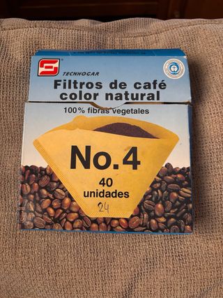 Filtros Cafetera Technogar No.4 (40 unidades)